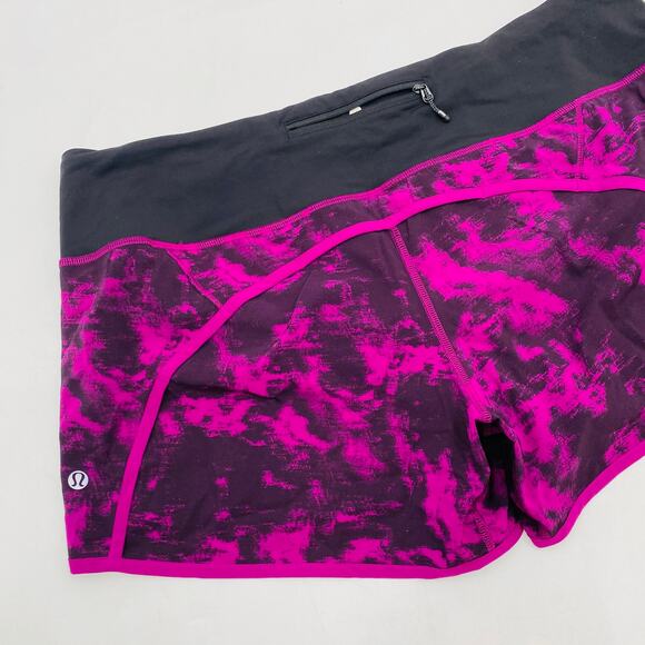 Lululemon purple speed shorts - Picture 1 of 5
